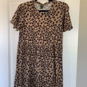 Wild Fable Animal Print Tshirt Dress